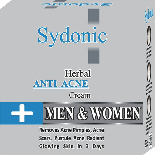 Sydonic Herbal Anti Acne Cream for Men & Women